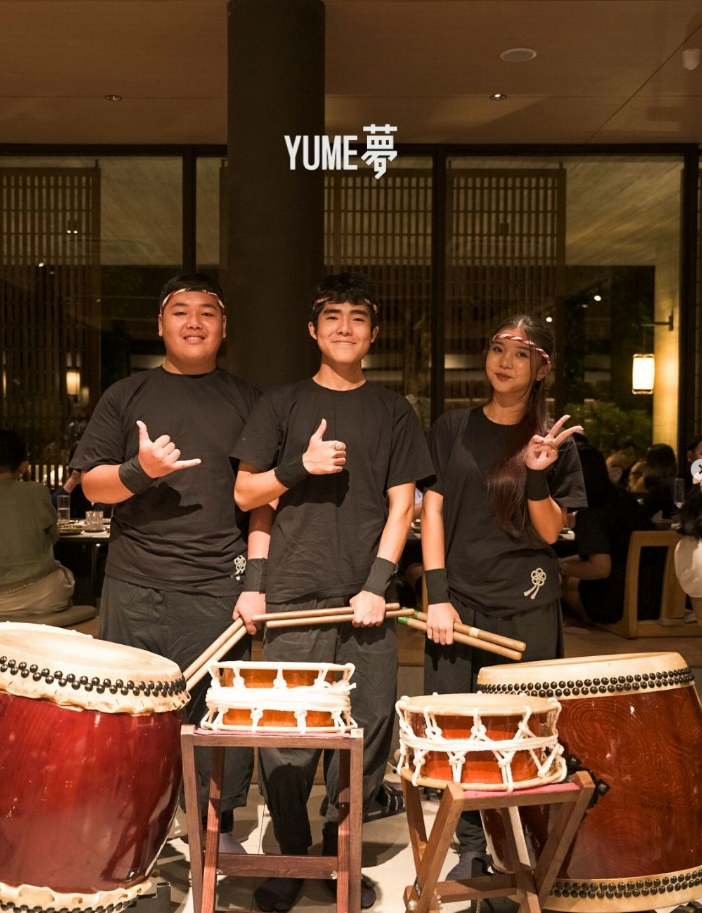 Taiko drummers at YUME